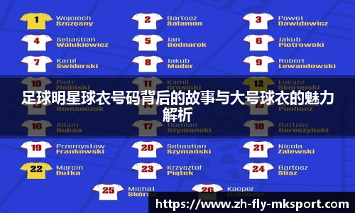 足球明星球衣号码背后的故事与大号球衣的魅力解析